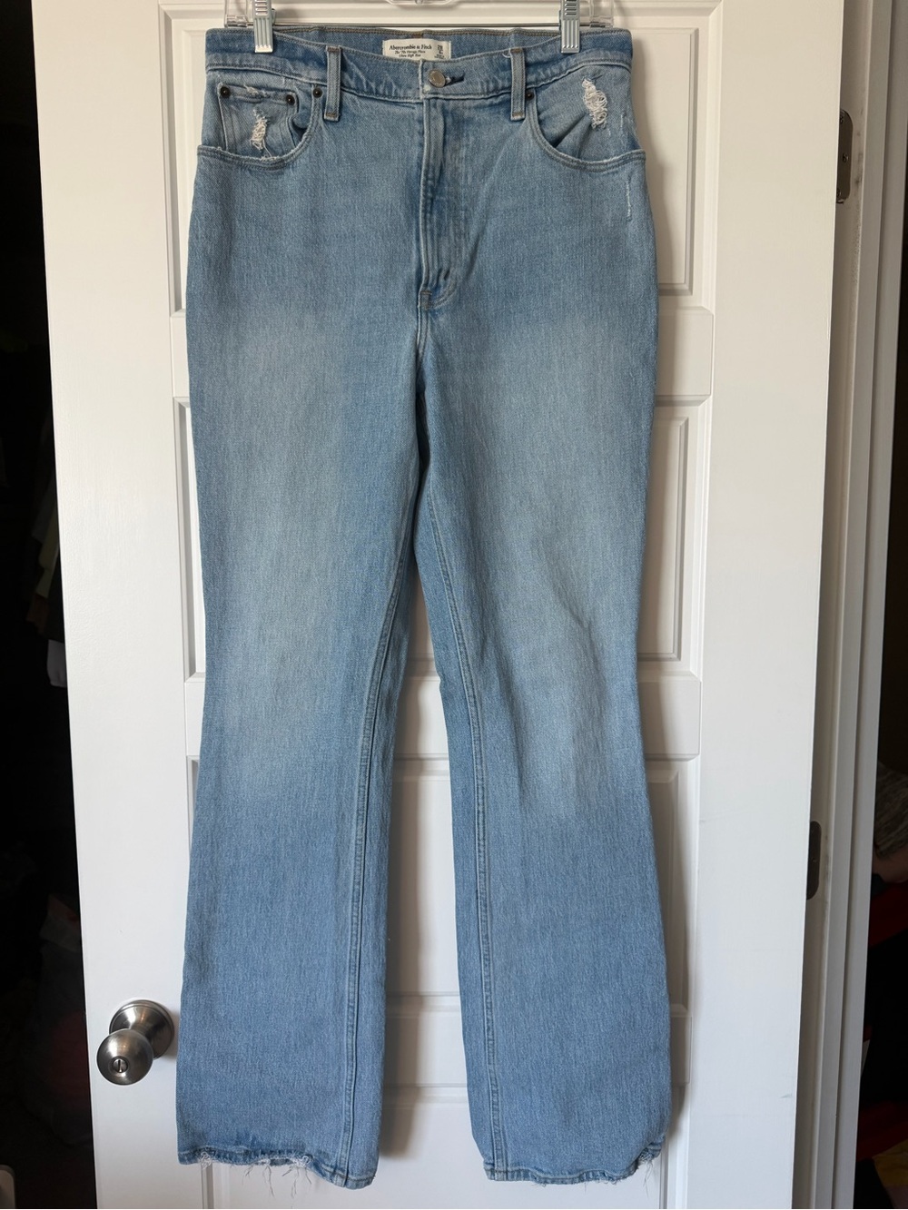 Abercrombie & Fitch Light Blue Women's 70s Vintage Flare Jeans